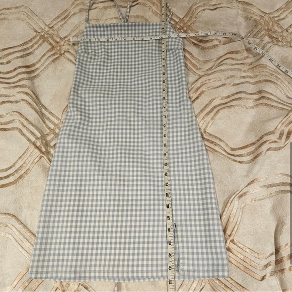 Garage Blue Gingham Paris Dress S - Picture 6 of 7
